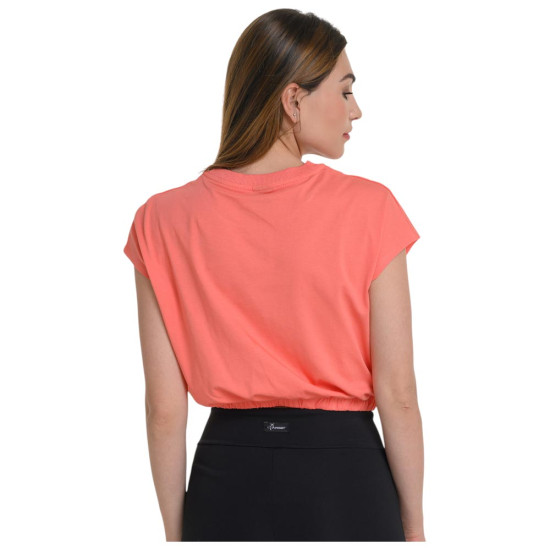 Target Γυναικεία αμάνικη μπλούζα Elastic Waist Single Jersey ''Cherry''